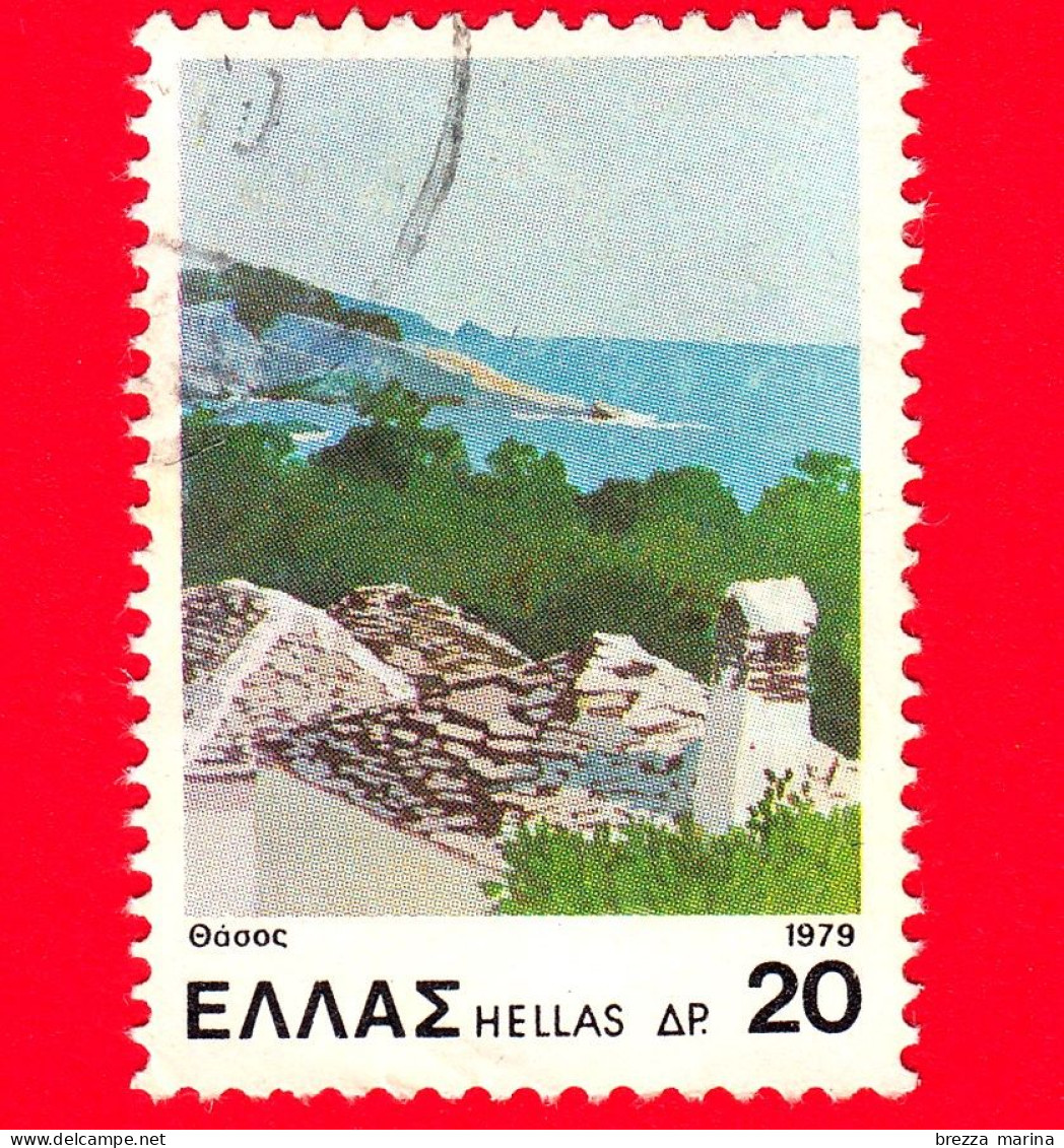 GRECIA - HELLAS - Usato - 1979 - Paesaggi - Isola Di Taso - 20 - Usati