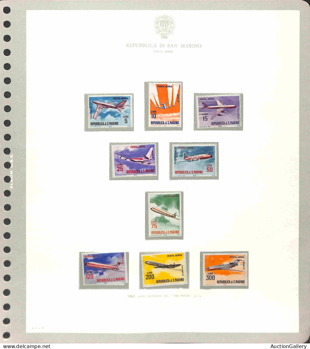 Lotti&Collezioni - Area Italiana - SAN MARINO - 1877/1986 - Collezione Di Valori Serie Complete E Foglietti Del Periodo  - Otros & Sin Clasificación