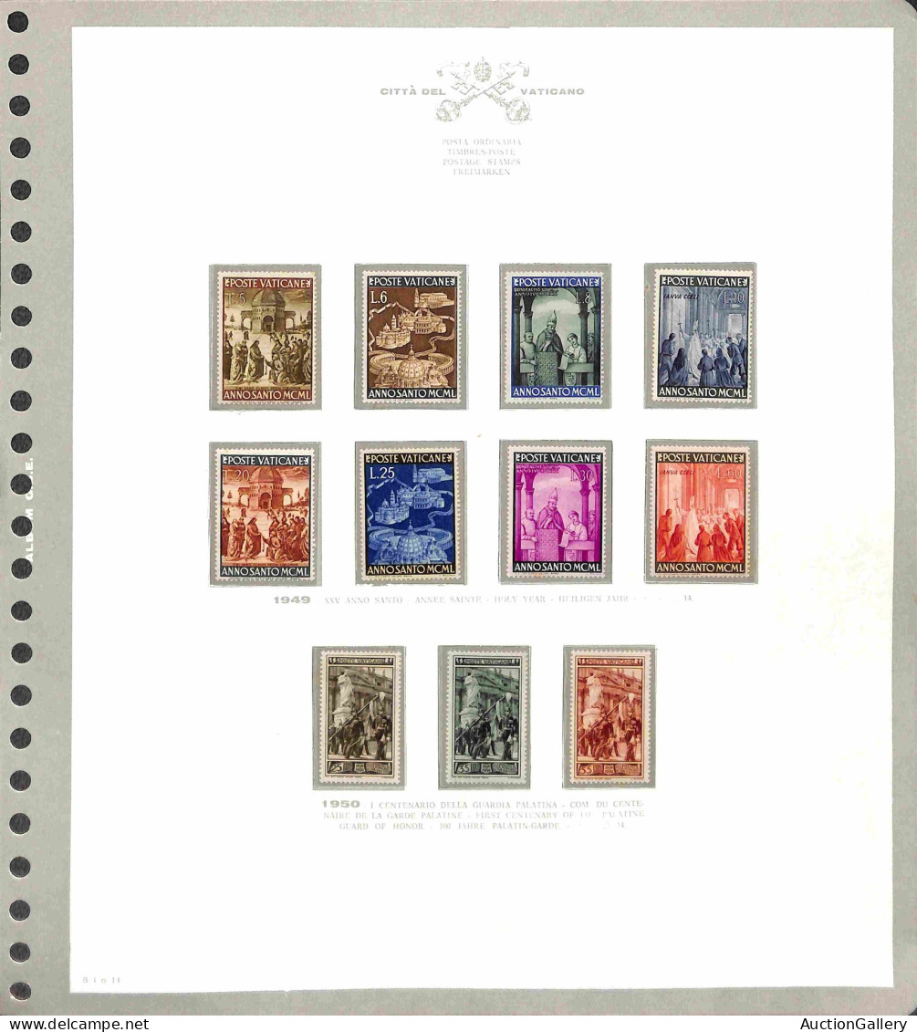 Lotti&Collezioni - Area Italiana - VATICANO - 1929/1986 - Collezione molto avanzata di valori e serie complete del perio