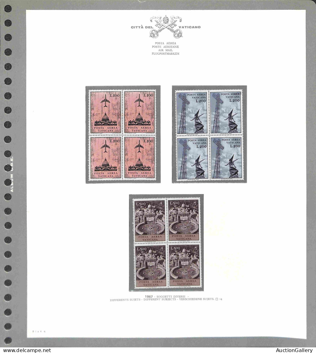 Lotti&Collezioni - Area Italiana - VATICANO - 1963/1985 - Collezione Completa Di Valori E Serie Complete In Quartine Del - Altri & Non Classificati