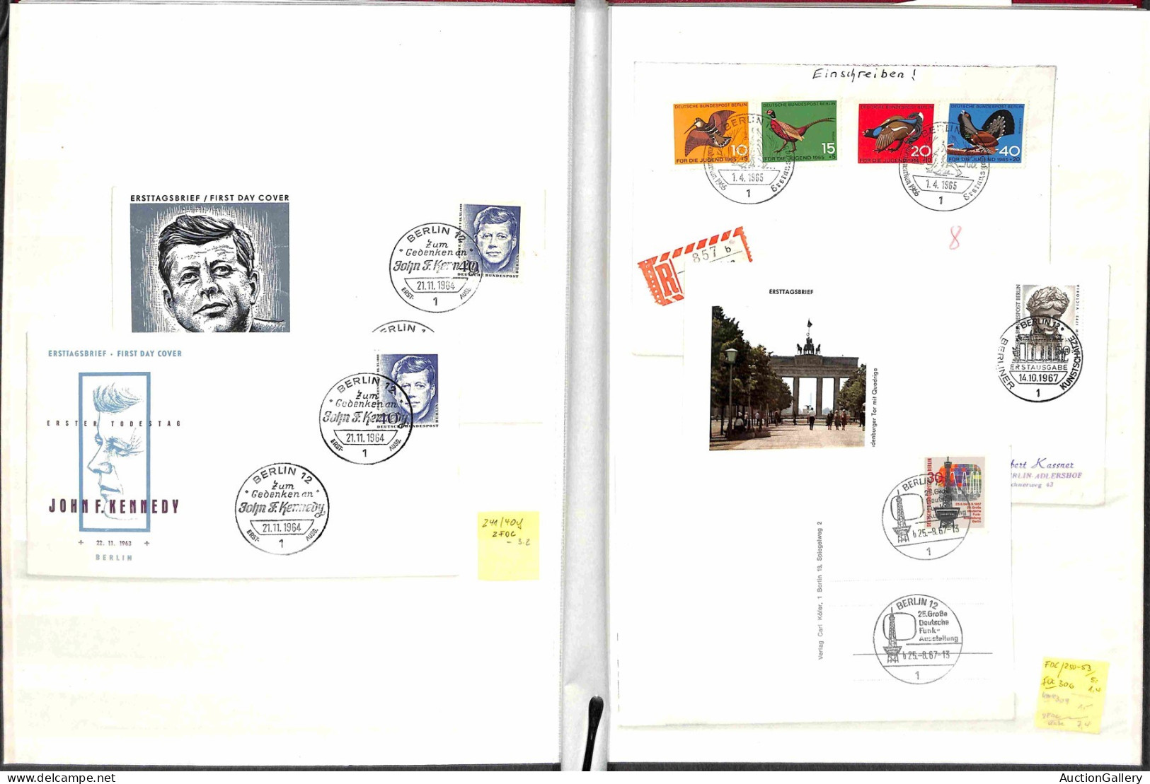 Lotti&Collezioni - Europa&Oltremare - GERMANIA BERLINO - 1957/1972 - Collezione Di Circa 50 FDC Del Periodo - Bell'insie - Otros & Sin Clasificación