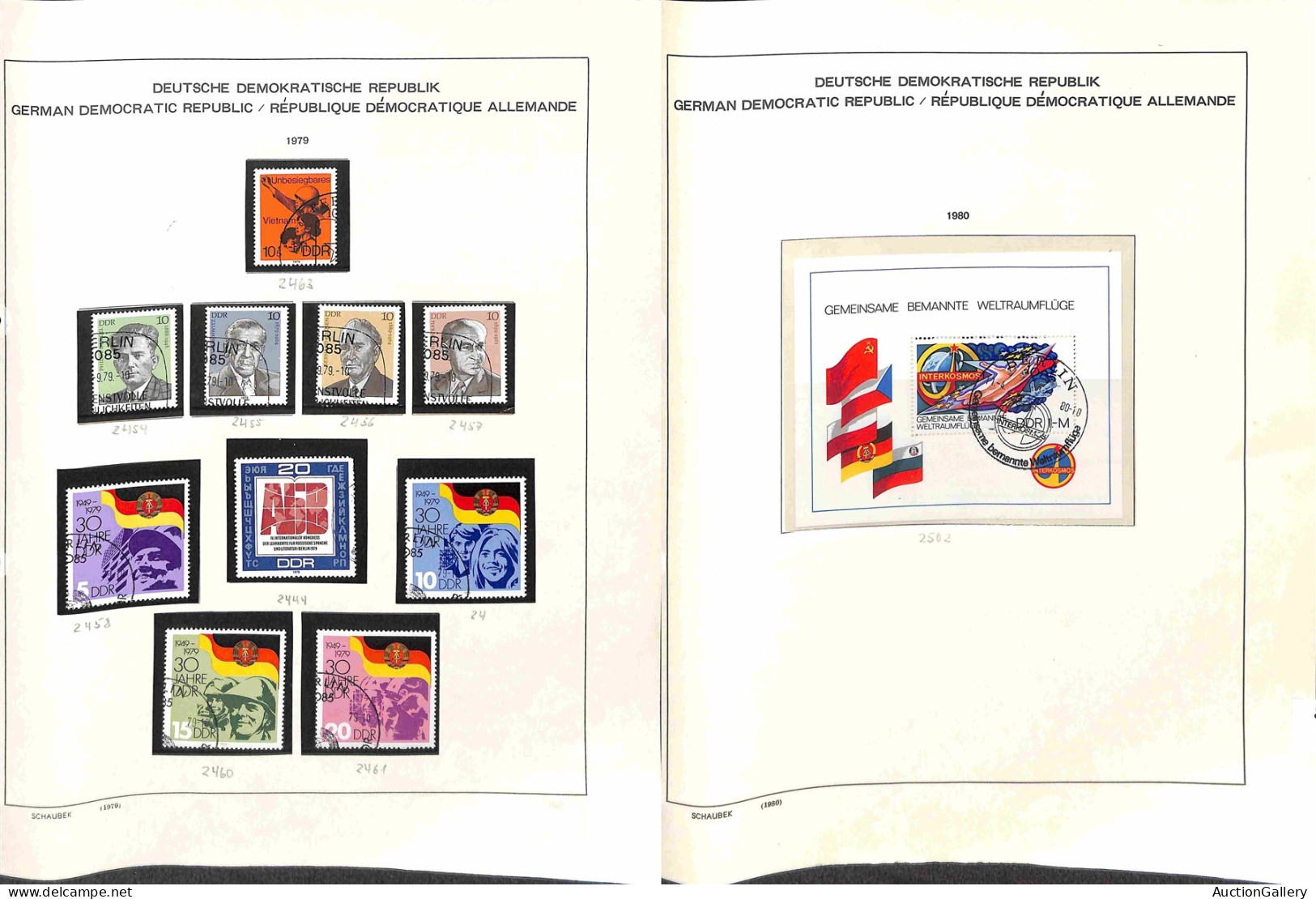 Lotti&Collezioni - Europa&Oltremare - GERMANIA DDR - 1979/1990 - Collezione Completa Dei Valori Usati Emessi Nel Periodo - Sonstige & Ohne Zuordnung