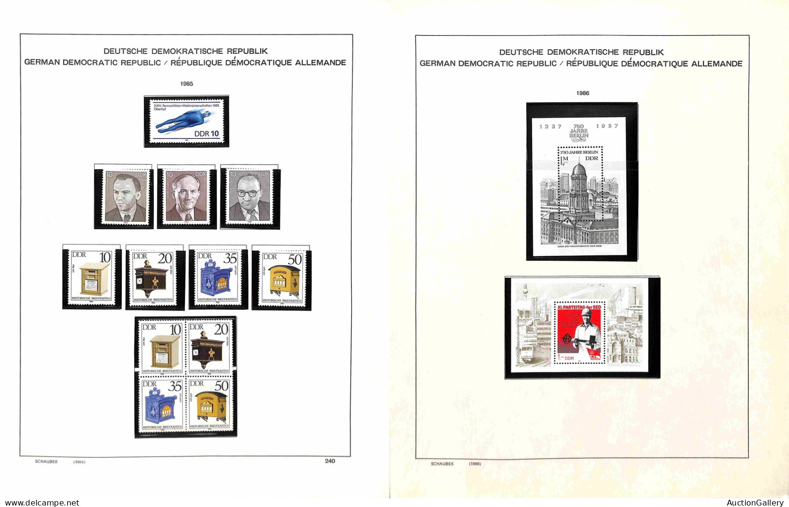 Lotti&Collezioni - Europa&Oltremare - GERMANIA DDR - 1980/1990 - Inizio Di Collezione Mista (con Presenze Di Valori Nuov - Andere & Zonder Classificatie