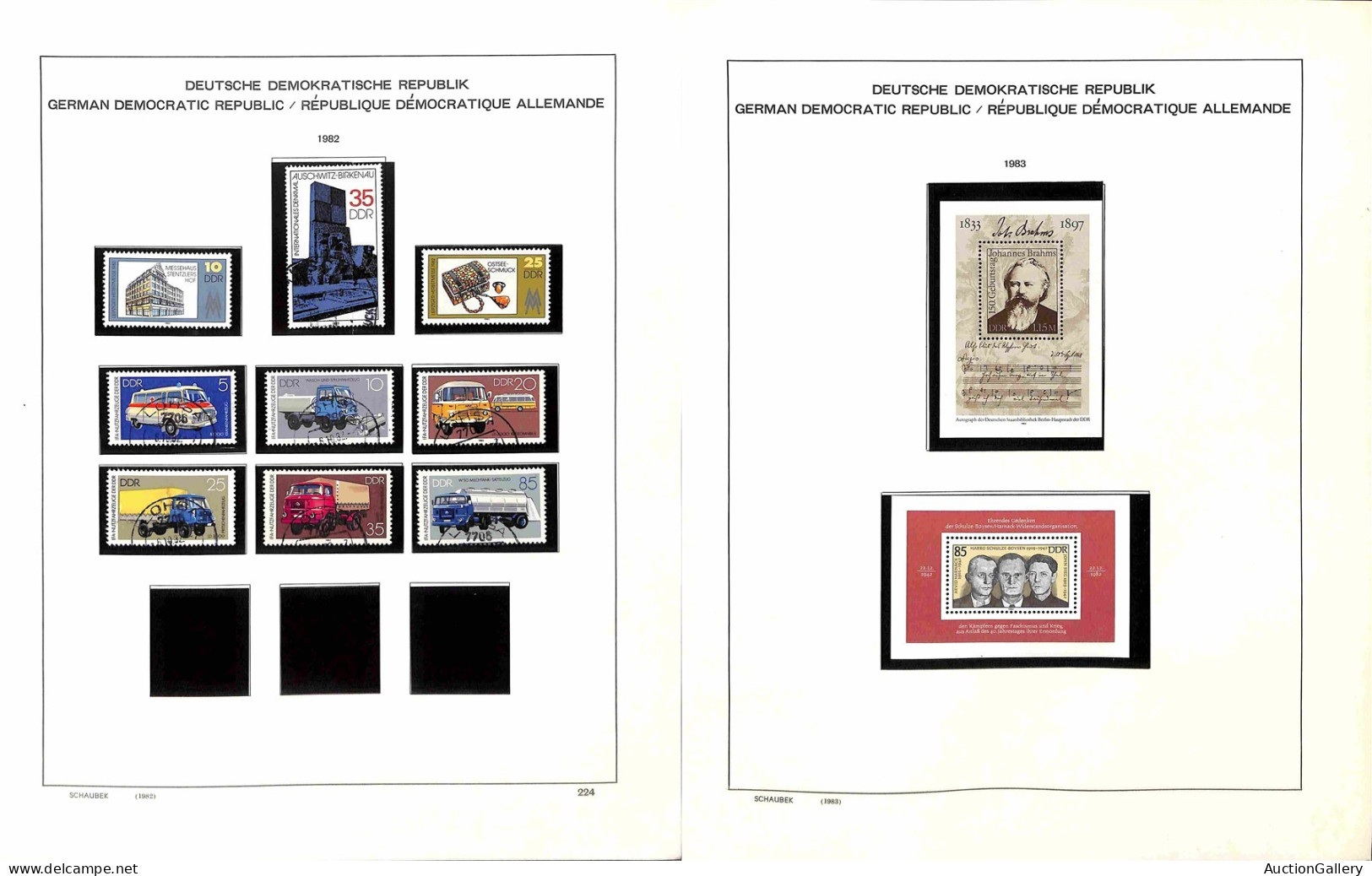 Lotti&Collezioni - Europa&Oltremare - GERMANIA DDR - 1980/1990 - Inizio di collezione mista (con presenze di valori nuov