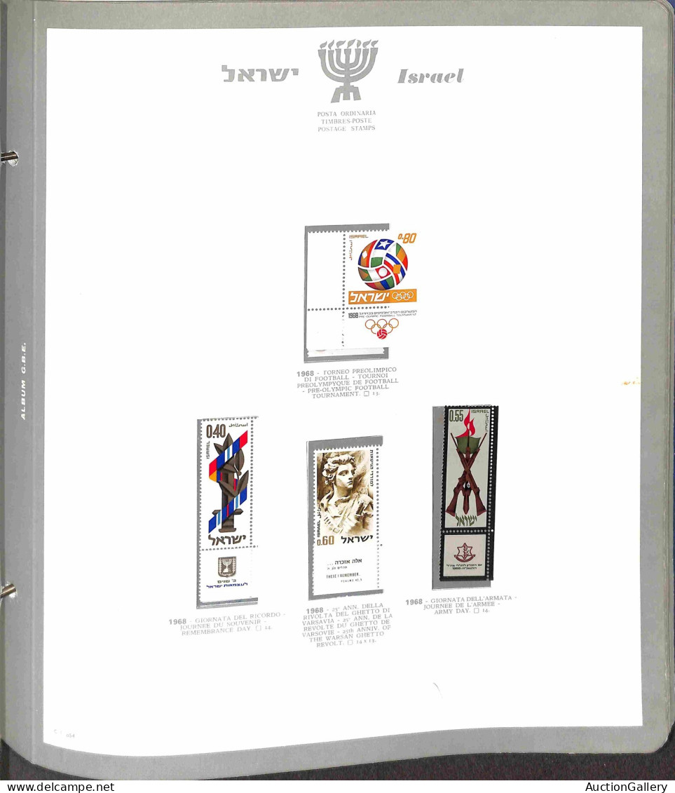Lotti&Collezioni - Europa&Oltremare - ISRAELE - 1948/1989 - Splendida collezione di valori nuovi del periodo in 5 album 