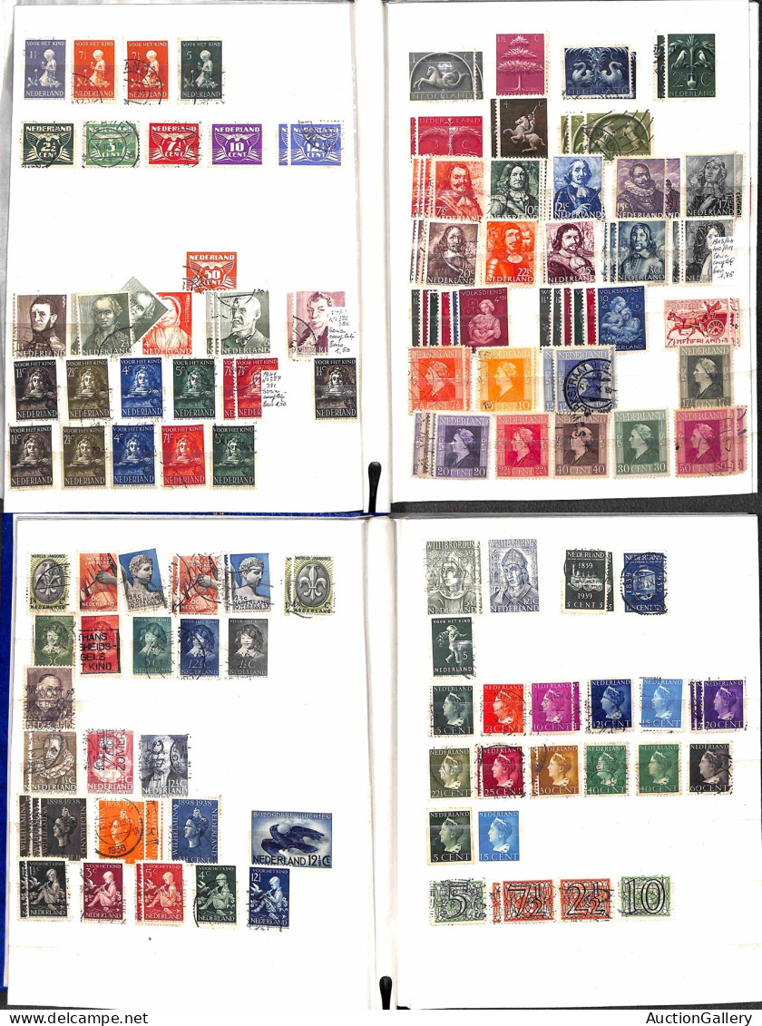 Lotti&Collezioni - Europa&Oltremare - OLANDA - 1872/2000 - Collezione di valori principalmente usati (presenza di valori