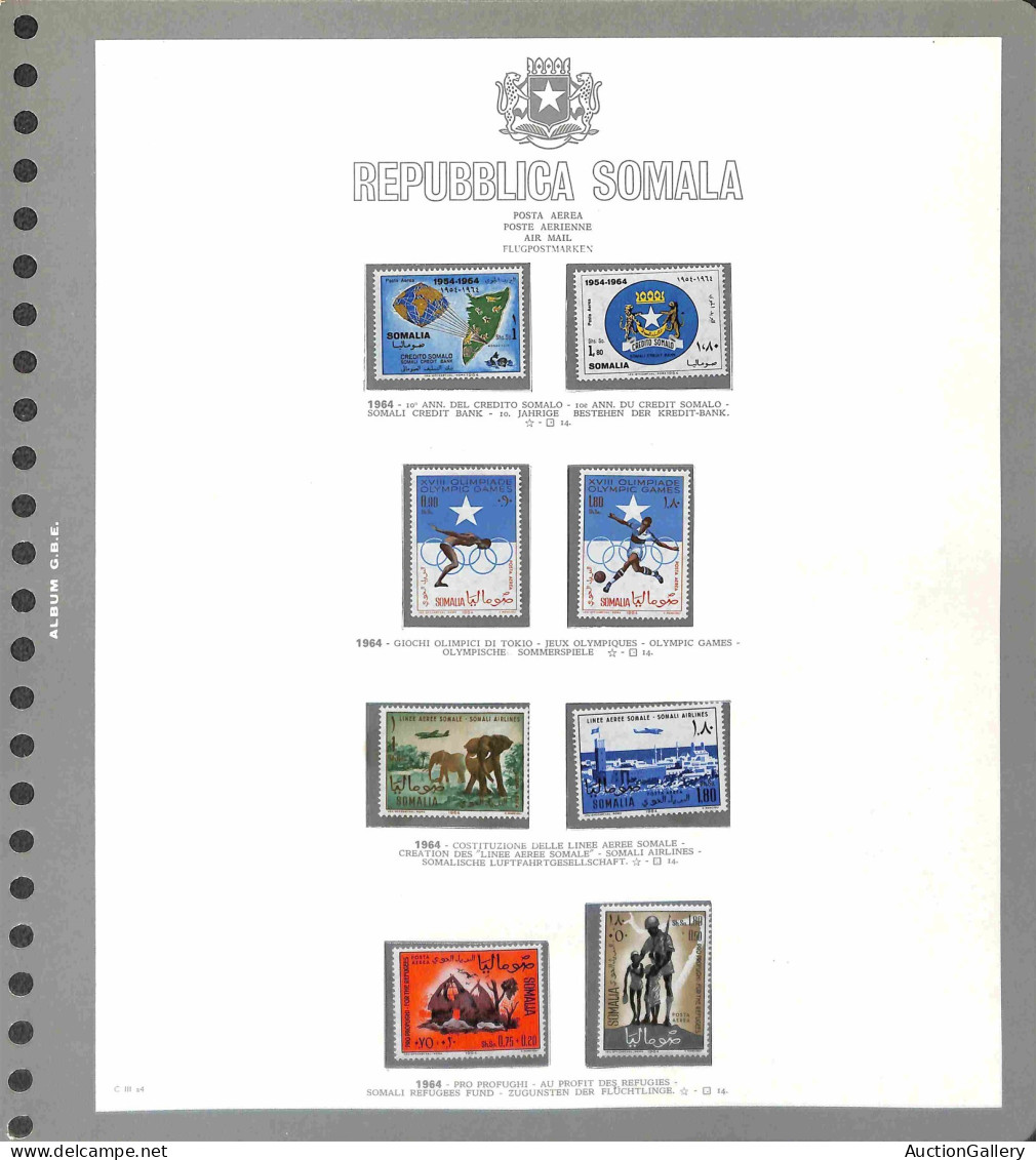 Lotti&Collezioni - Europa&Oltremare - SOMALIA - 1950/1982 - Collezione Di Valori Serie Complete E Foglietti Del Periodo  - Other & Unclassified