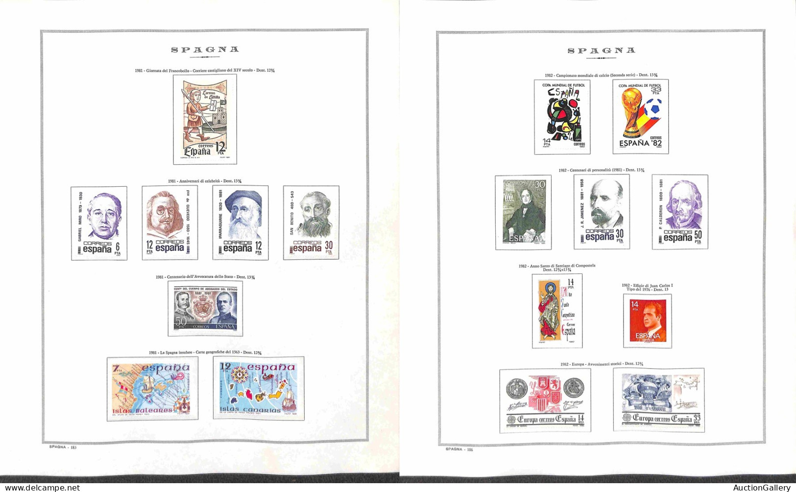 Lotti&Collezioni - Europa&Oltremare - SPAGNA - 1975/1987 - Collezione Praticamente Completa Dei Valori Nuovi Del Periodo - Autres & Non Classés