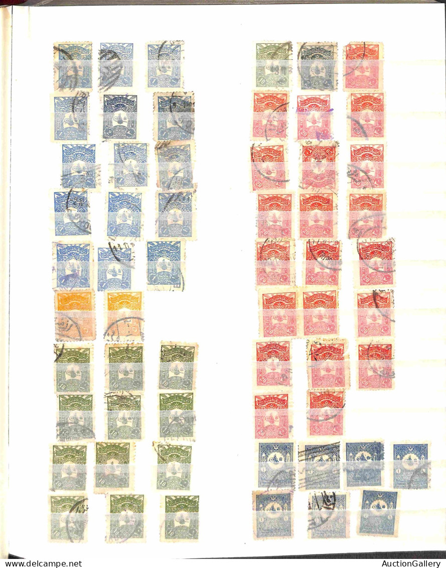 Lotti&Collezioni - Europa&Oltremare - TURCHIA - 1865/1940 - Raccolta di centinaia di valori del periodo ordinati in un c