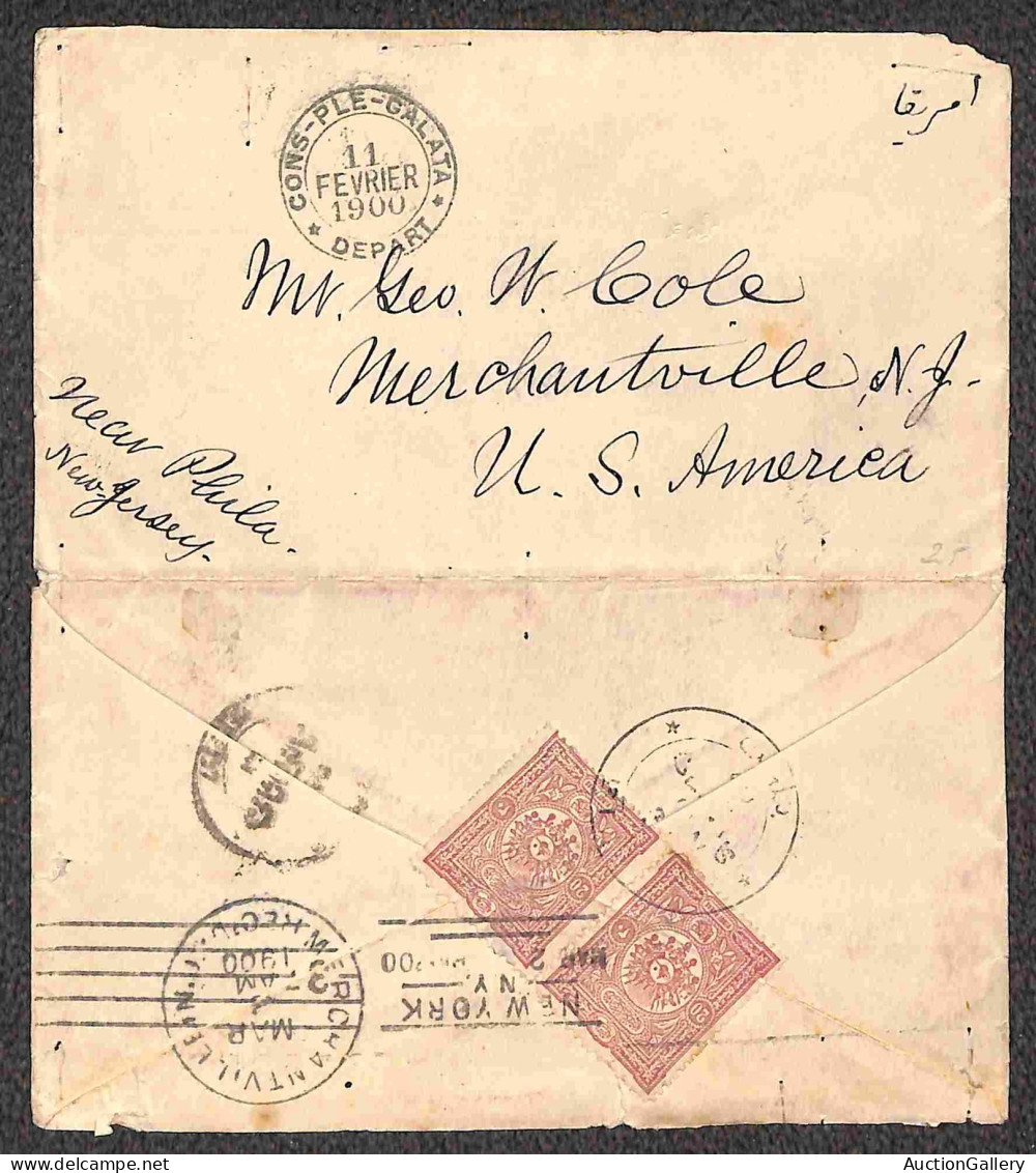 Lotti&Collezioni - Europa&Oltremare - Mondiali - 1867/1935 - Cinque Lettere E Due Cartoline Con Diverse Affrancature Del - Sonstige & Ohne Zuordnung