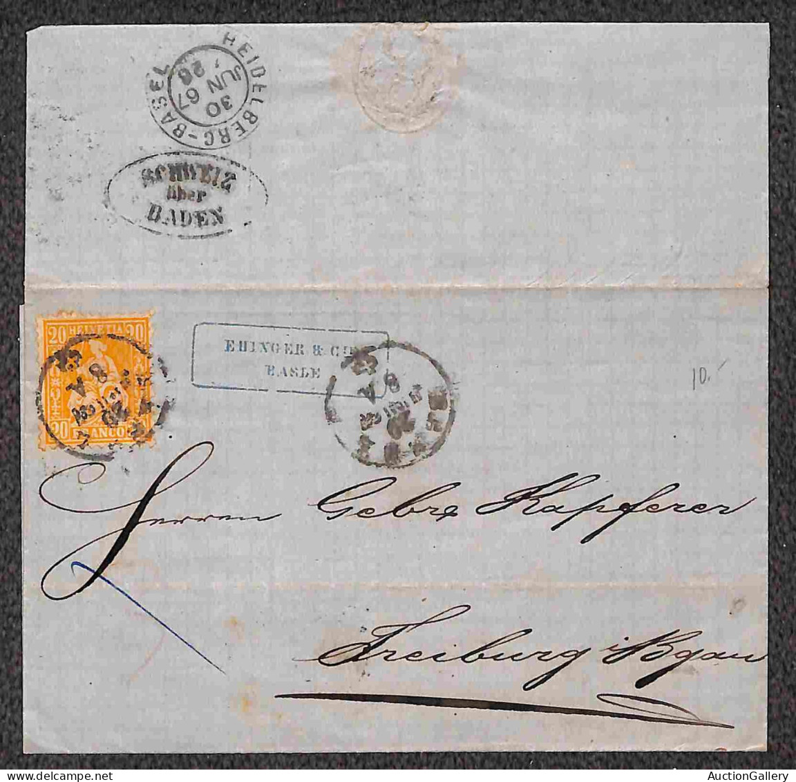 Lotti&Collezioni - Europa&Oltremare - Mondiali - 1867/1935 - Cinque lettere e due cartoline con diverse affrancature del