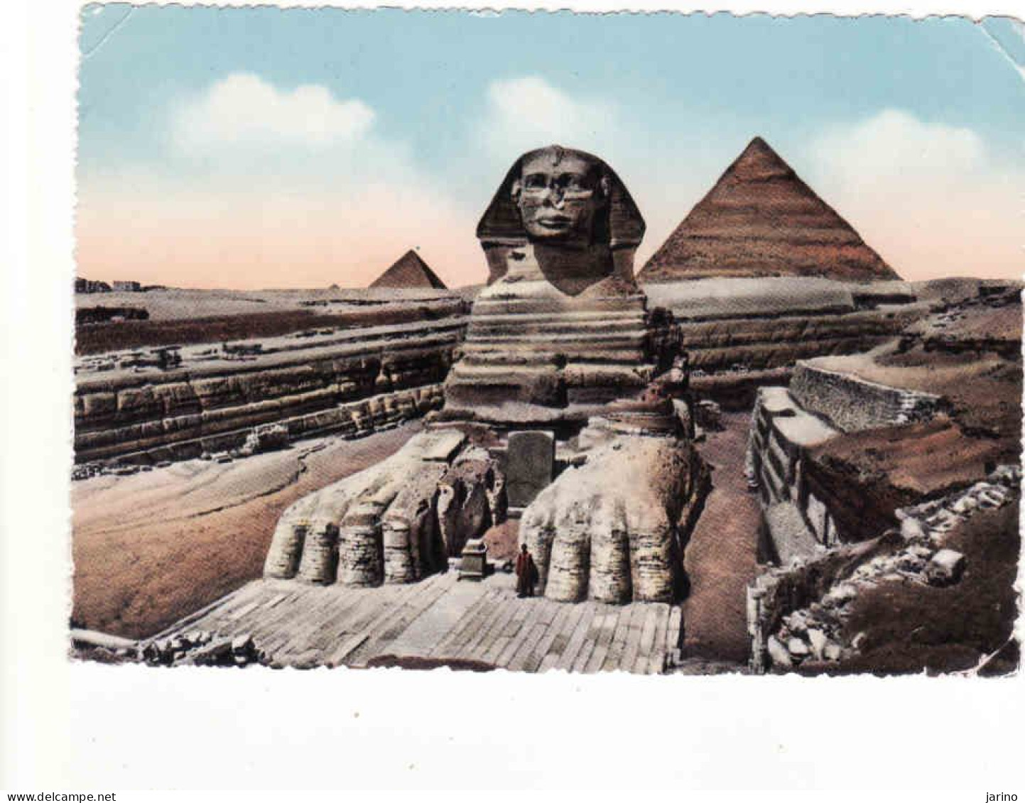 Egypt, The Great Sphinx Of Giza, Used 1957 - Sphinx