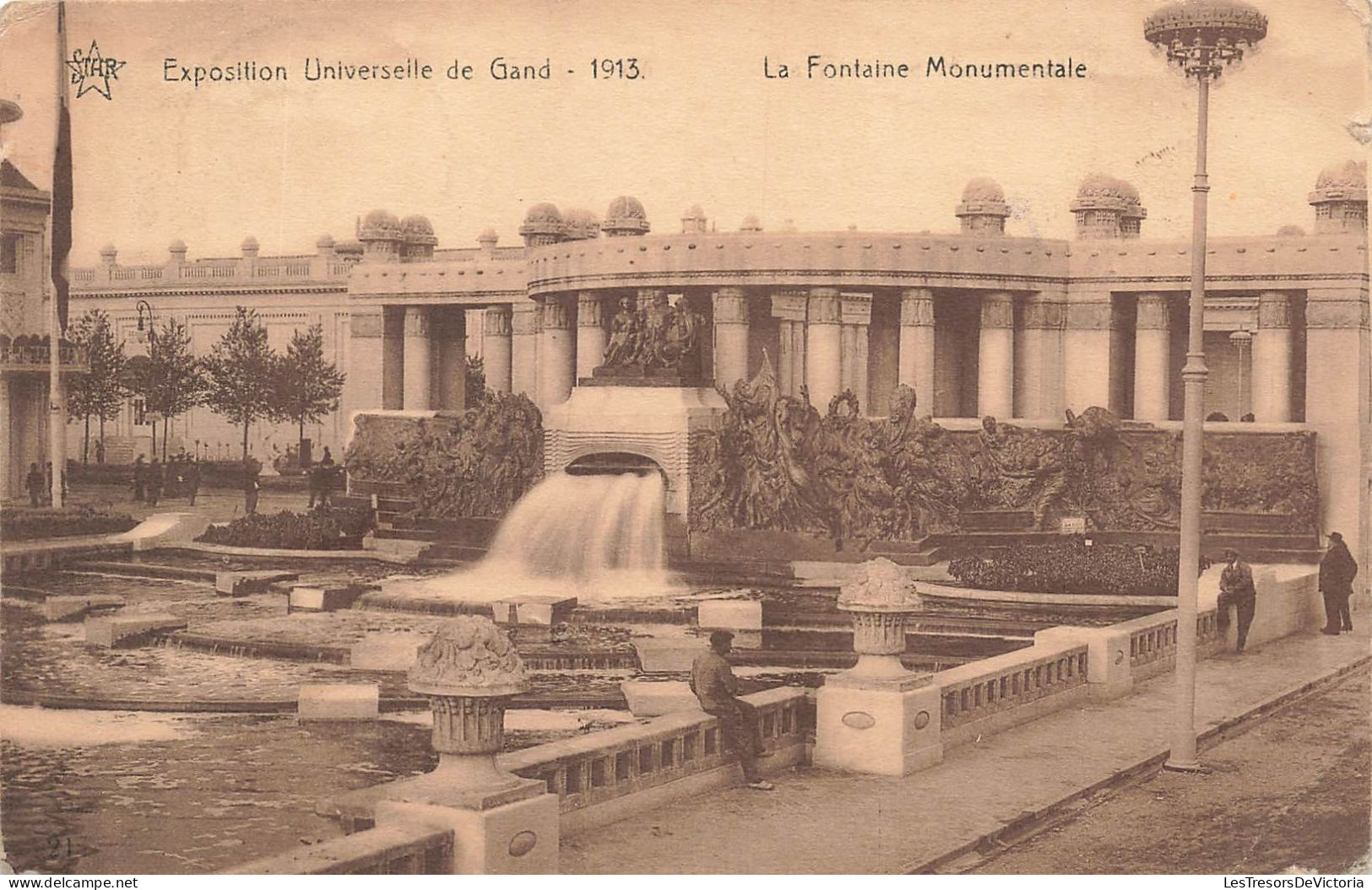 BELGIQUE - Gand - Exposition Universelle De 1913 - La Fontaine Monumentale - Carte Postale Ancienne - Gent