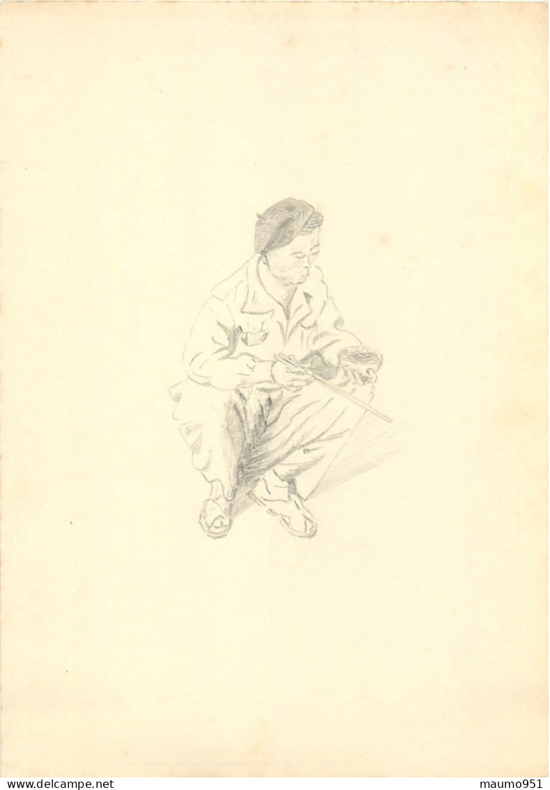 VERITABLE DESSIN PORTRAIT. Original Au Crayon De Papier,  Sur Feuille Cartonnée  . Format 290X220 - Zeichnungen