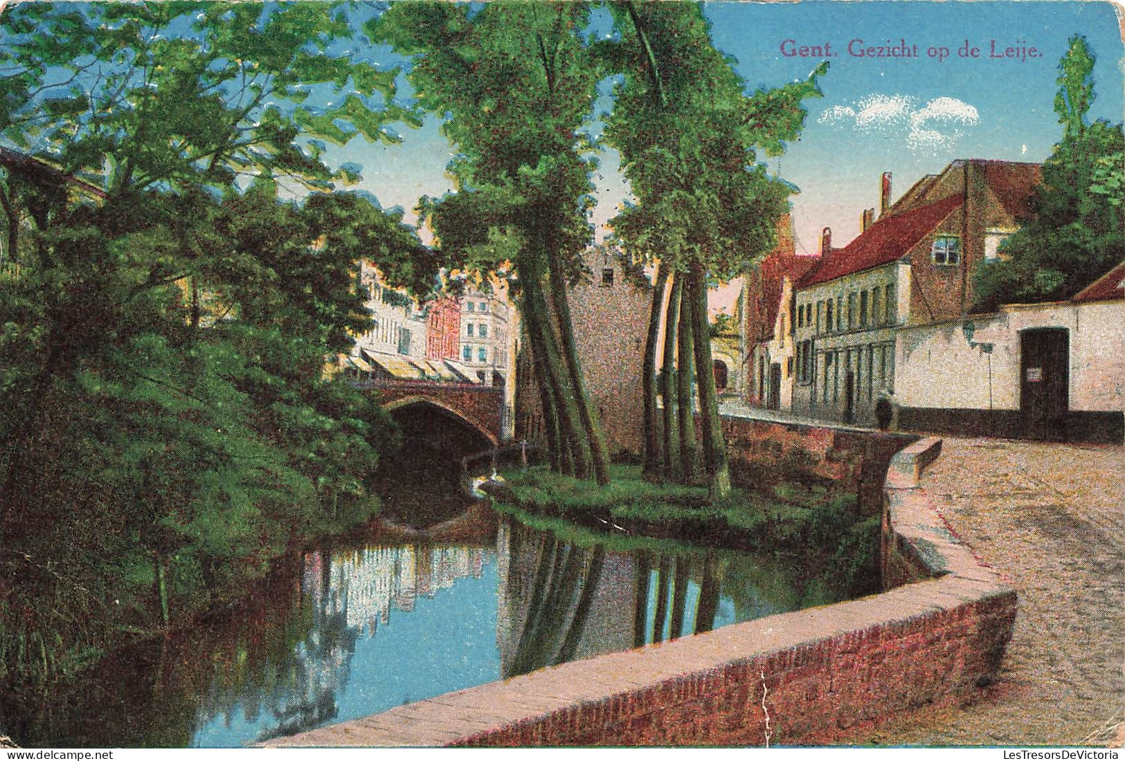 BELGIQUE - Gand - Gezischt Op De Leije - Colorisé - Carte Postale Ancienne - Gent