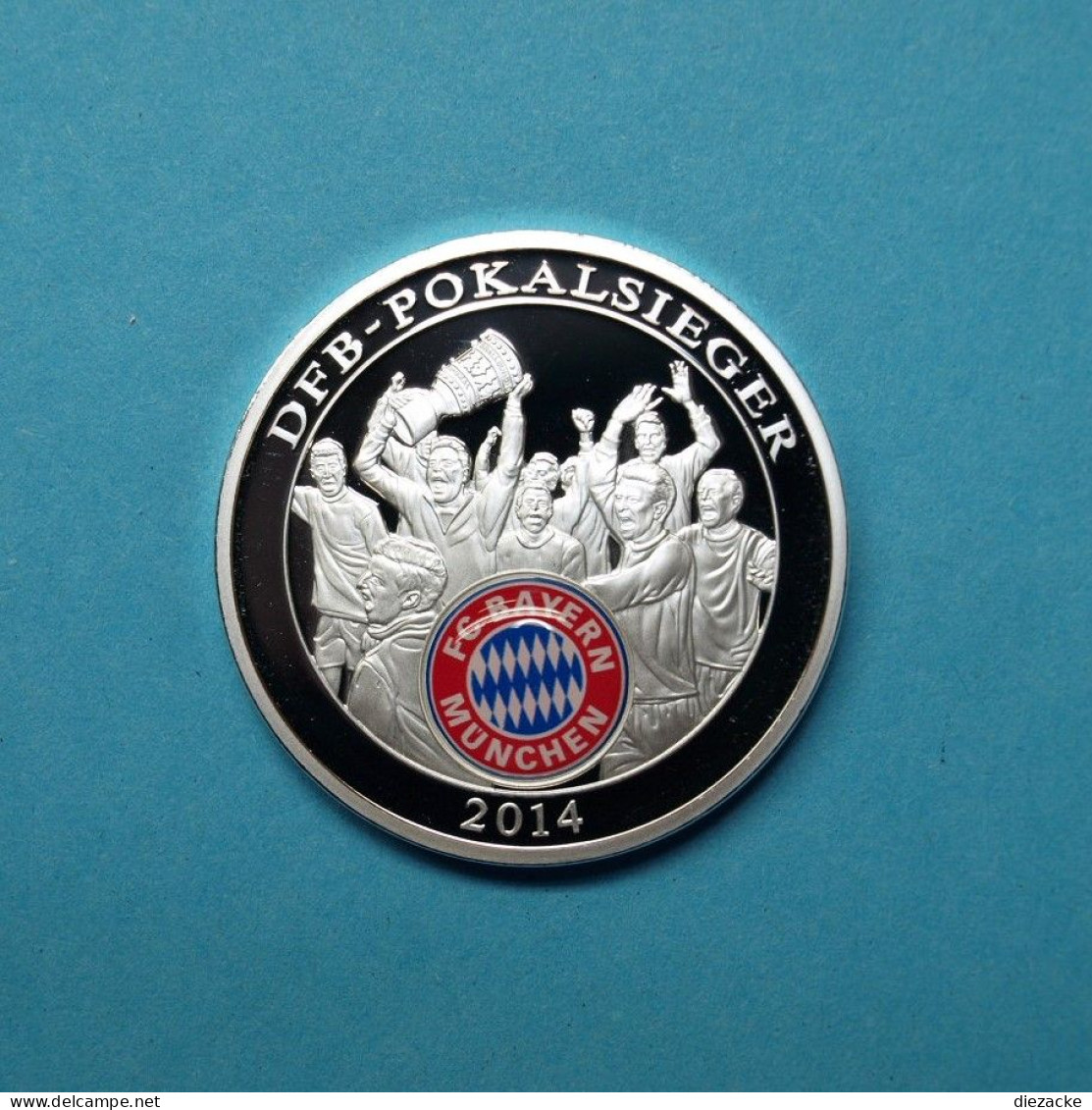 Bayern München 2014 Medaille "DFB-Pokalsieger" PP (M4301 - Unclassified