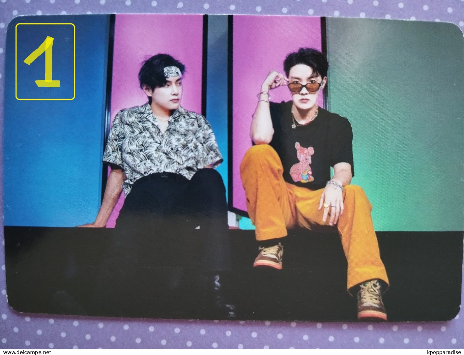 Photocard Au Choix  BTS Festa 2022 V Taehyung, J Hope - Varia