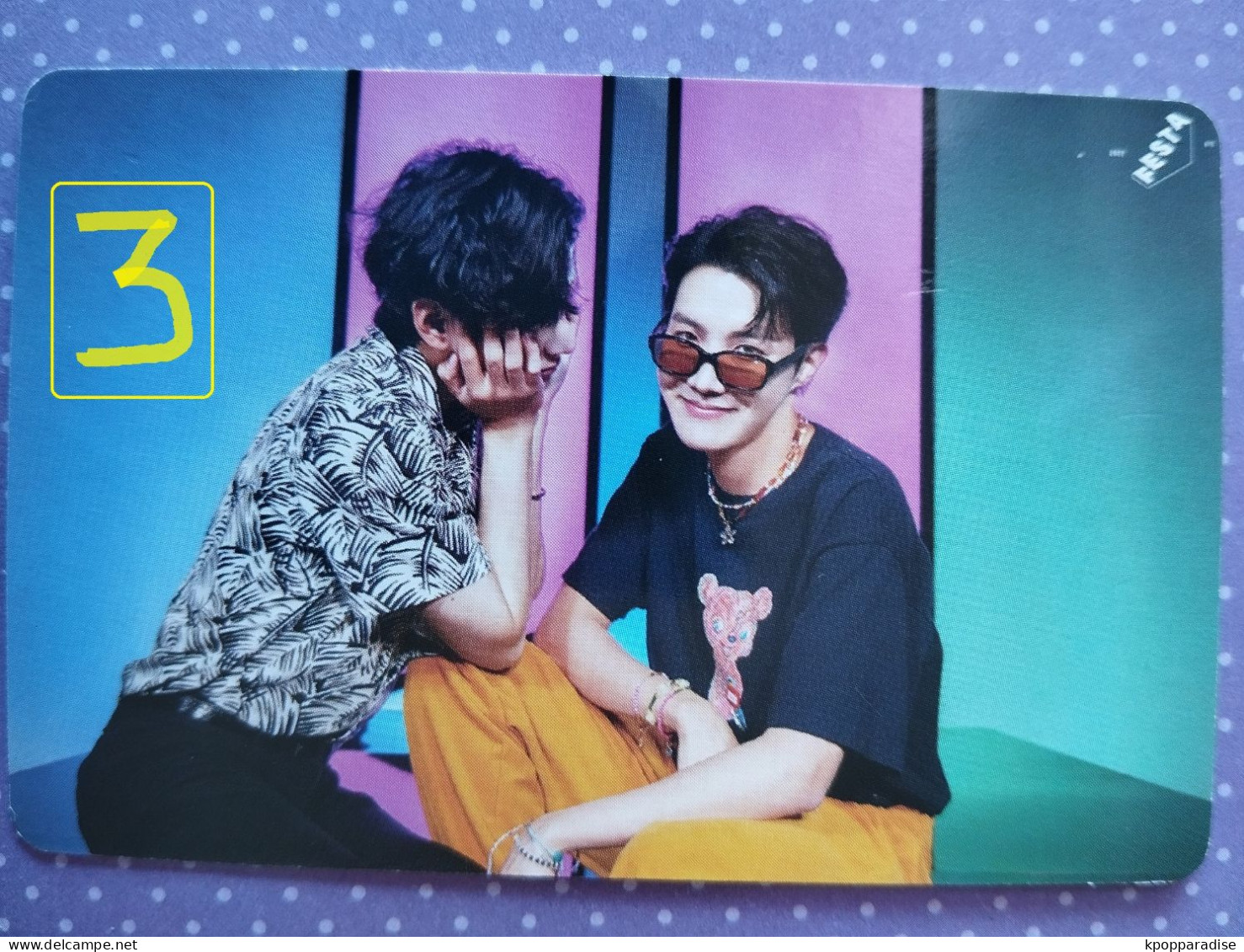 Photocard Au Choix  BTS Festa 2022 V Taehyung, J Hope - Varia