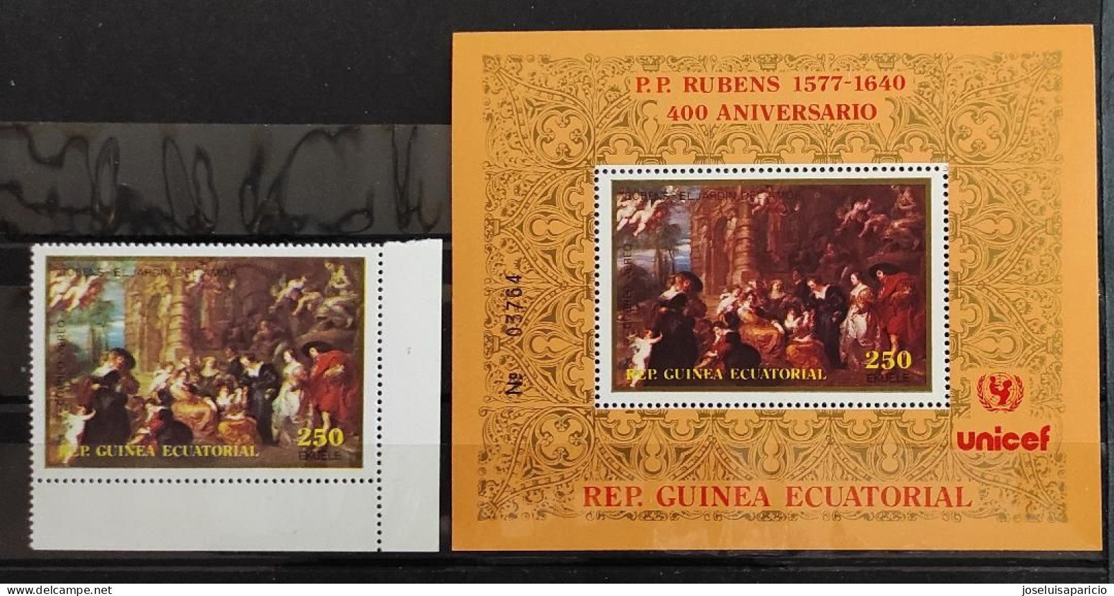 400 ANIVERSARIO DE P. P. RUBENS 1577/1640 - MNH++ - Äquatorial-Guinea