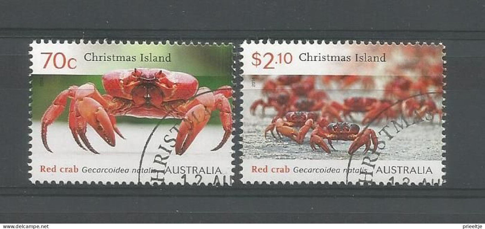 Christmas Island  2014 Crabs  Y.T. 792/793 (0) - Christmas Island