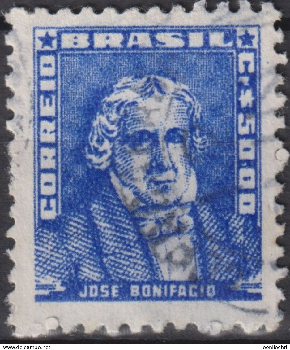 1959 Brasilien ° Mi:BR 872xII, Sn:BR 801, Yt:BR 679,José Bonifácio Andrada E Silva, Portraits - Famous People In Brazil - Oblitérés