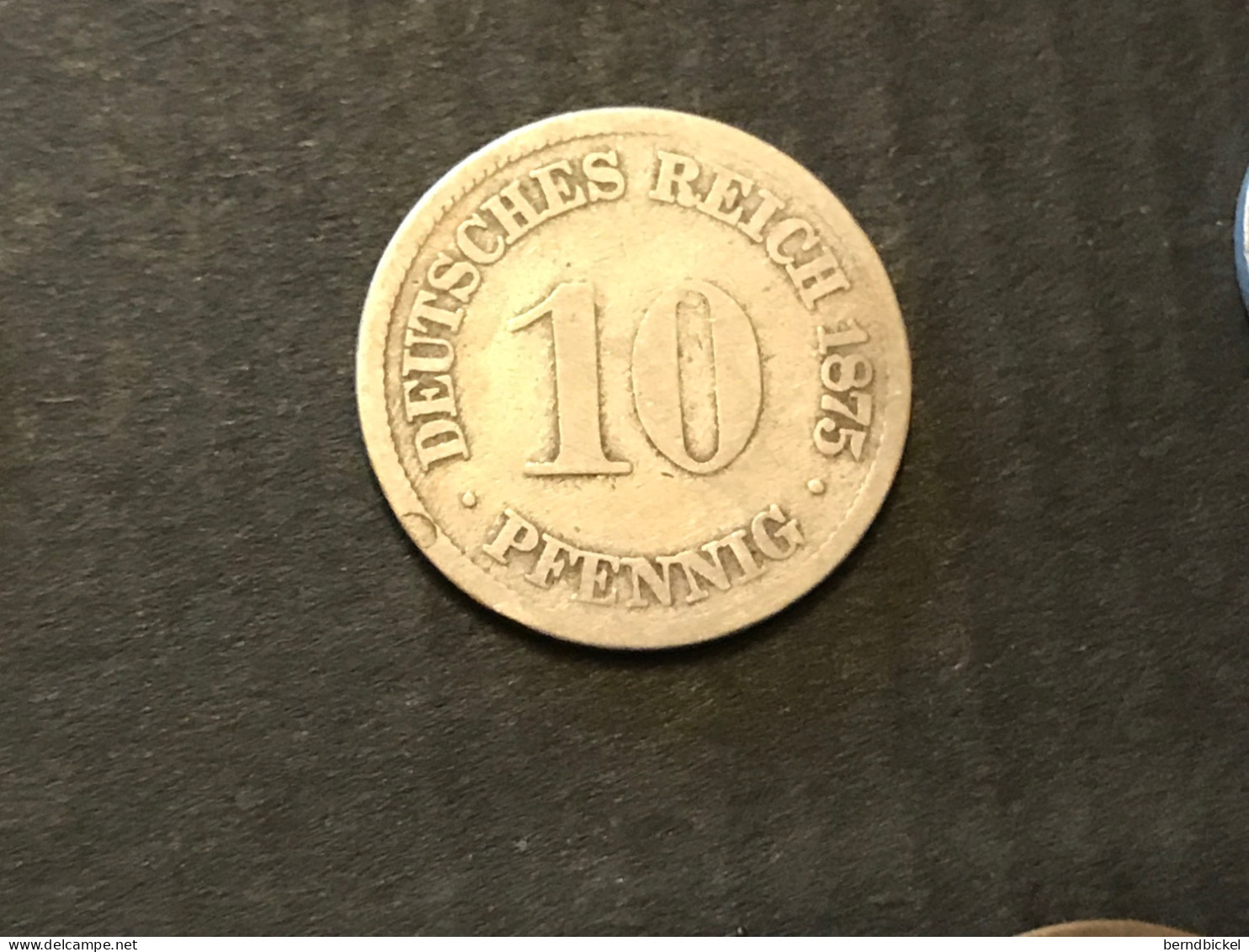 Münze Münzen Umlaufmünze Deutschland Kaiserreich 10 Pfennig 1875 Münzzeichen J - 10 Pfennig