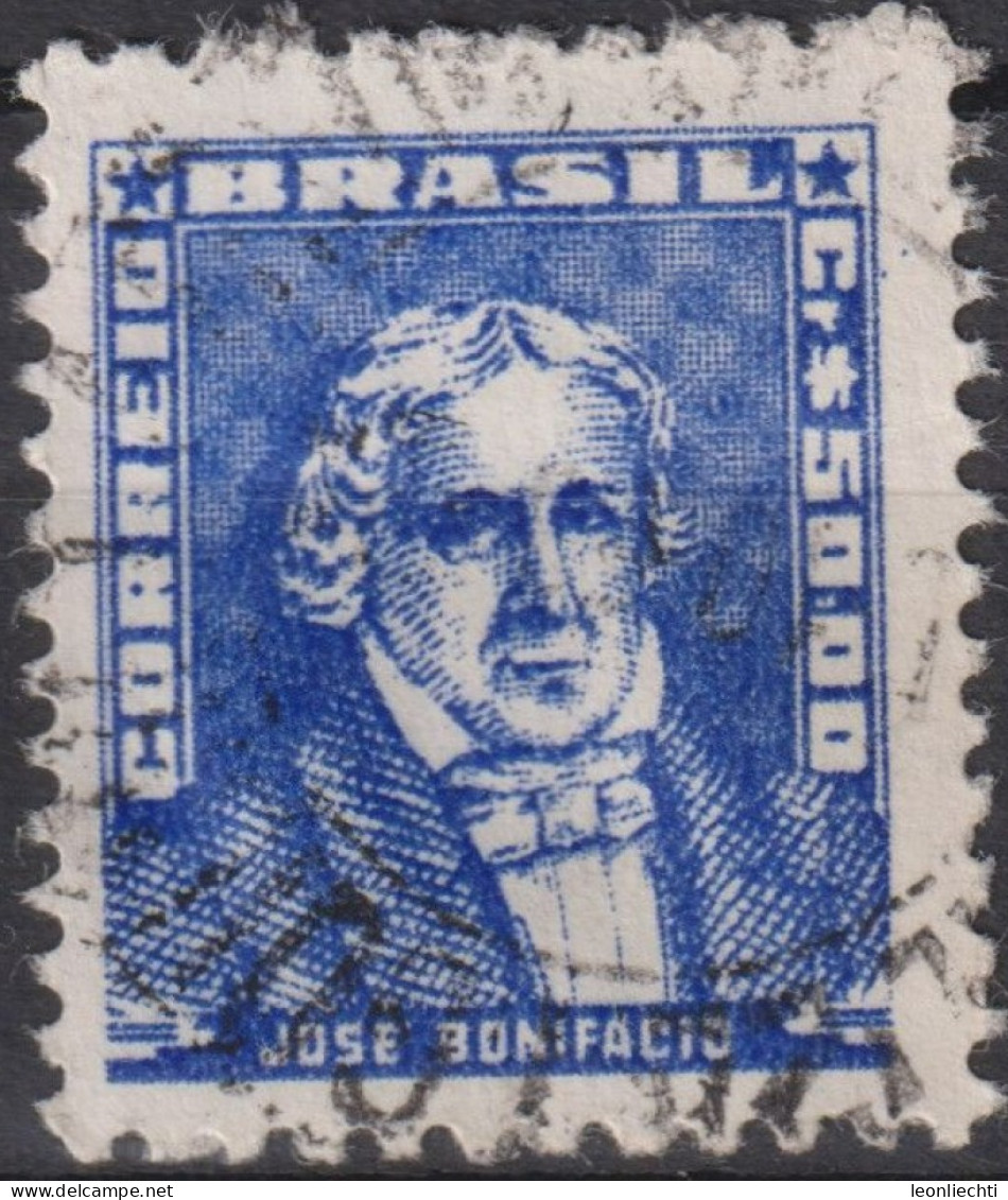 1959 Brasilien ° Mi:BR 872xII, Sn:BR 801, Yt:BR 679,José Bonifácio Andrada E Silva, Portraits - Famous People In Brazil - Gebruikt