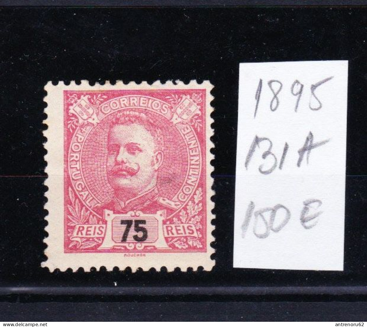 STAMPS-PORTUGAL-1895-UNUSED-MH*-SEE-SCAN - Unused Stamps