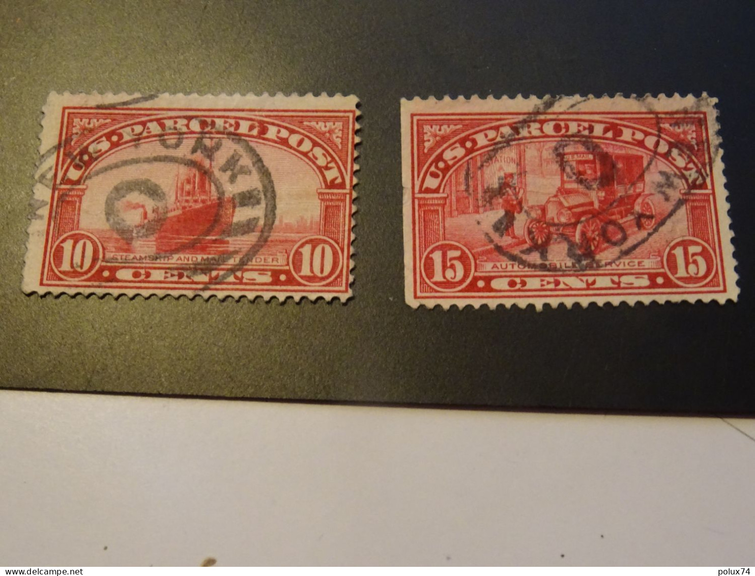 ETATS UNIS 1912 COLIS POSTAUX - Used Stamps