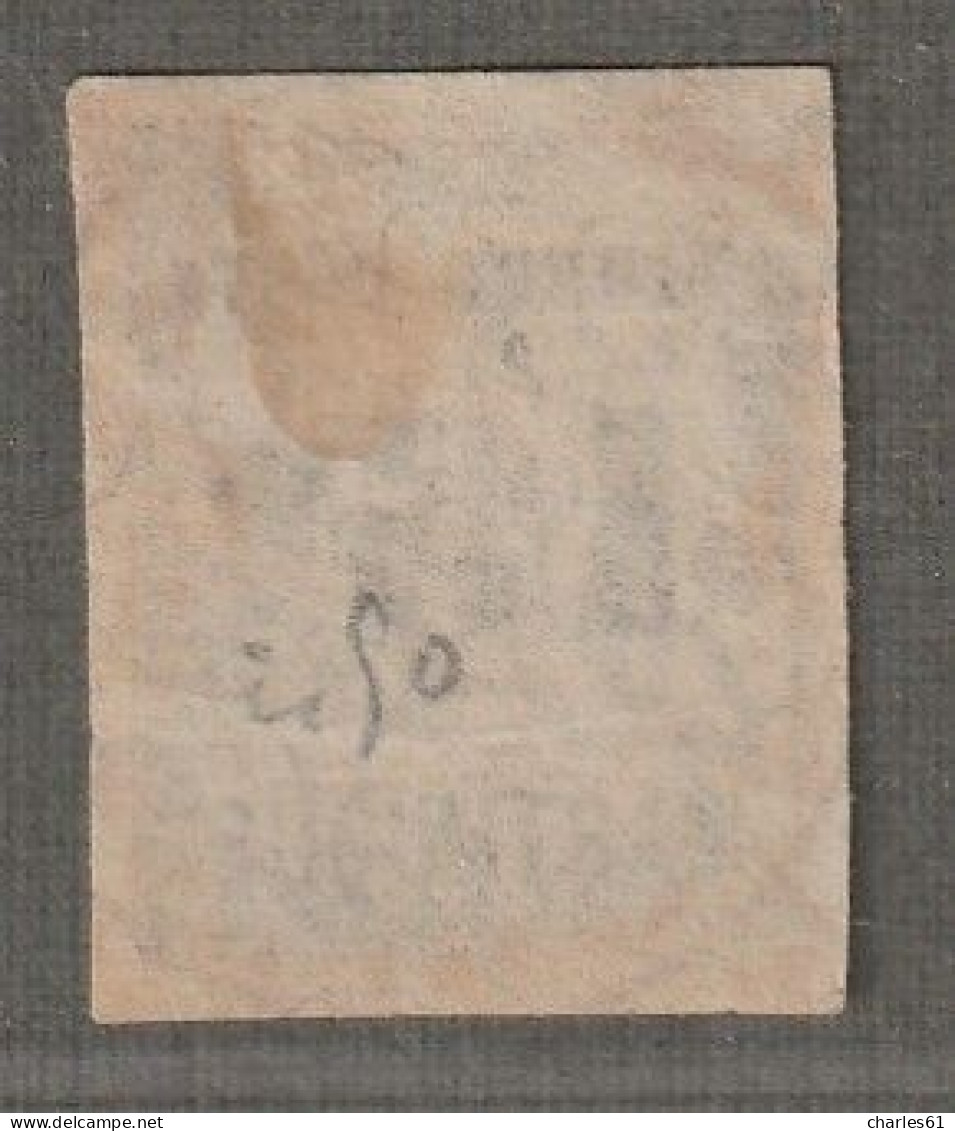MARTINIQUE - N°21 Obl (1891-92) Timbres-taxe Surchargé : 15 Sur 20c Noir - Gebraucht