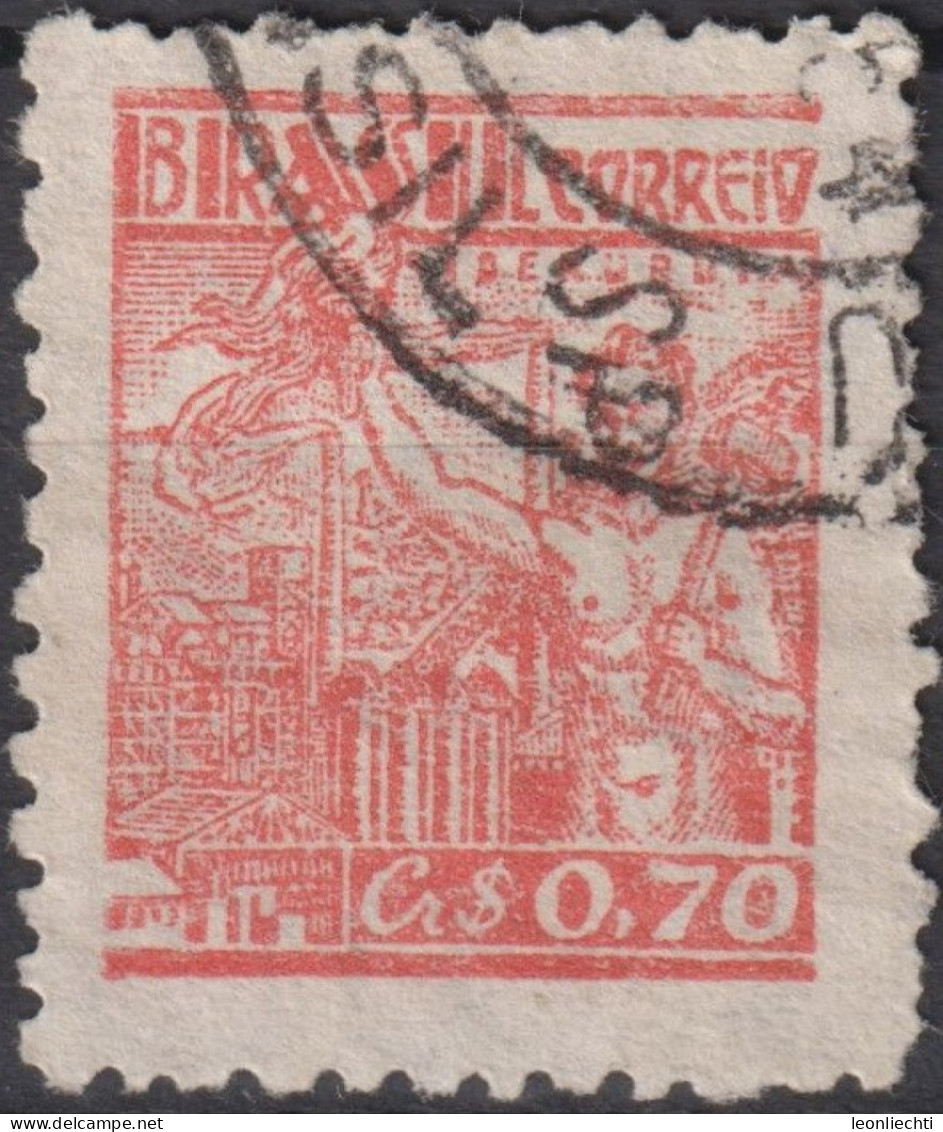 1955 Brasilien ° Mi:BR 888, Sn:BR 663, Yt:BR 465E, Steel Industry, Definitives, Cruzeiro - Usati