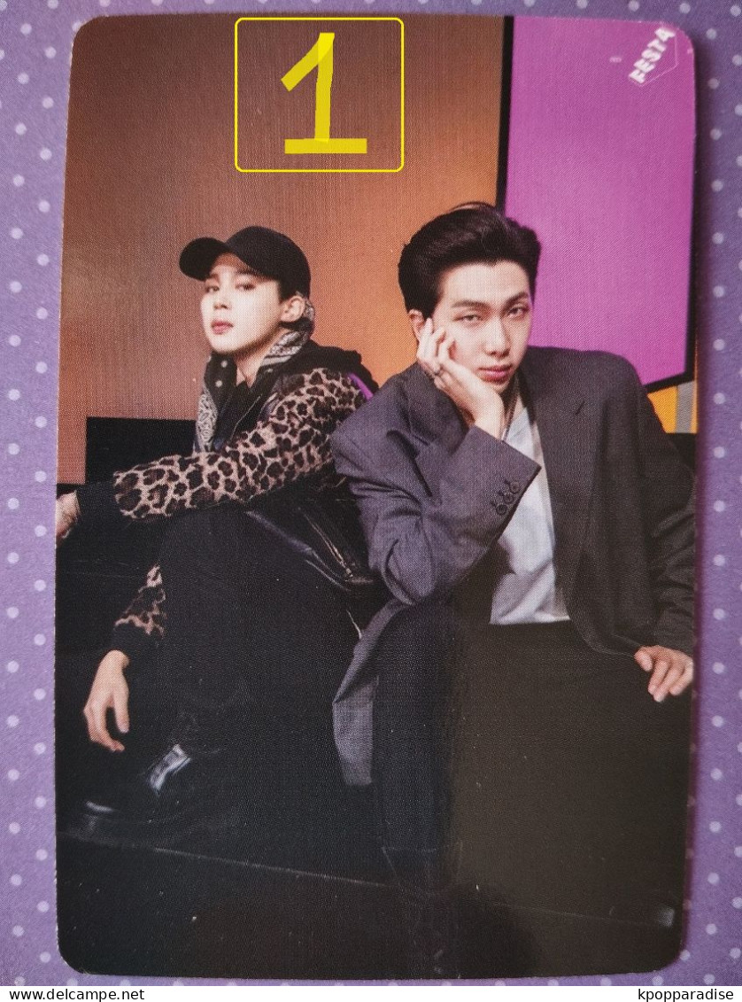 Photocard Au Choix  BTS Festa 2022 Jimin RM - Objetos Derivados