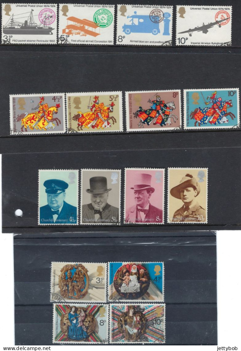 GB Complete Collection Of QEII Decimal Commemoratives 1971-1974 Used - Collections