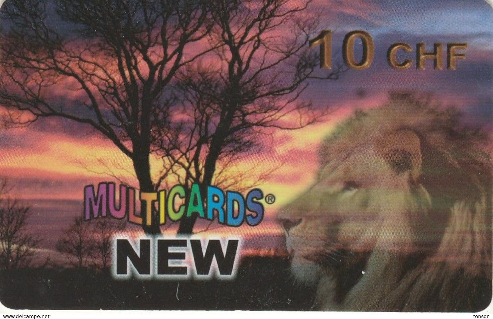 Switzerland, PRE-SUI-MCNE-4, Lionn, Only 10.000 Issued, 2 Scans. - Svizzera