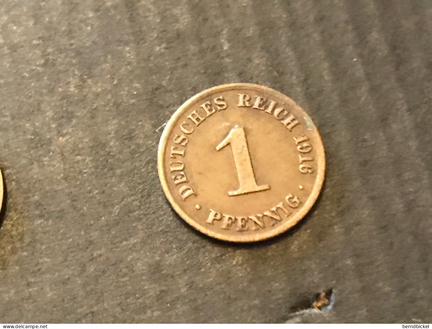 Münze Münzen Umlaufmünze Deutschland Kaiserreich 1 Pfennig 1916 Münzzeichen A - 1 Pfennig