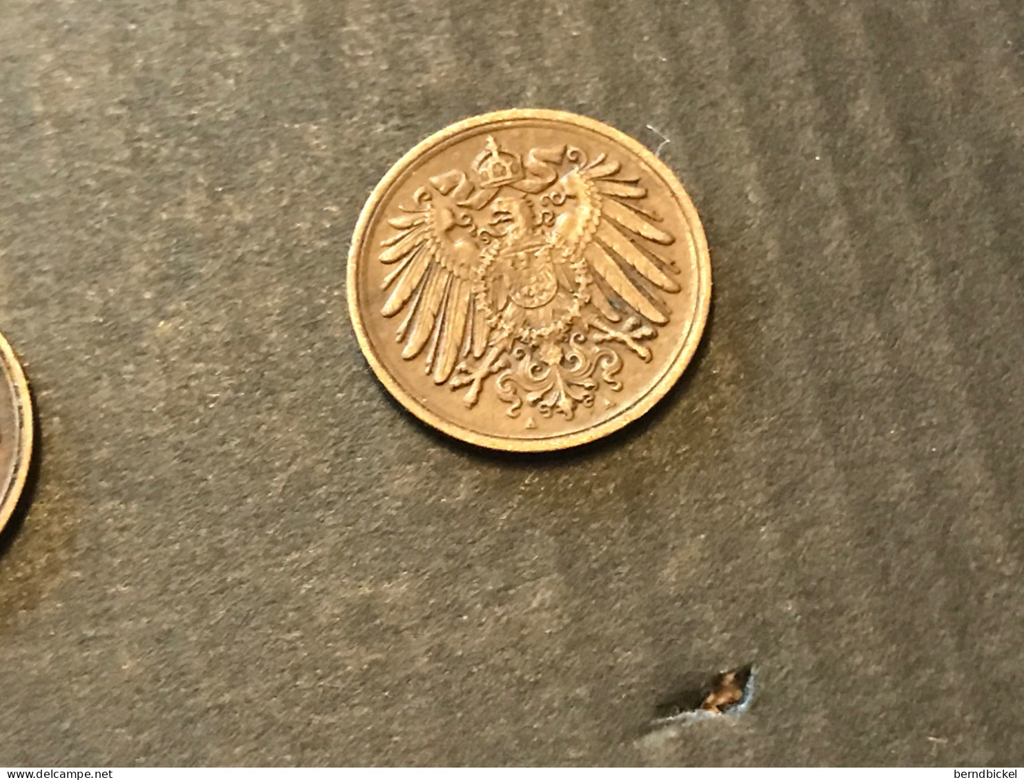 Münze Münzen Umlaufmünze Deutschland Kaiserreich 1 Pfennig 1916 Münzzeichen A - 1 Pfennig