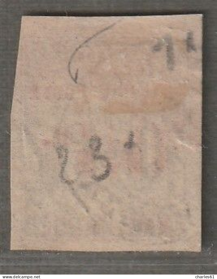 MARTINIQUE - N°23 Obl (1891-92) Timbres-taxe Surchargé : 05 Sur 10c Noir - Usati