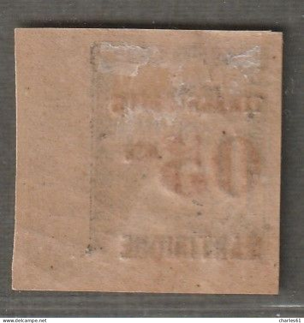 MARTINIQUE - N°23 * (1891-92) Timbres-taxe Surchargé : 05 Sur 10c Noir - Neufs