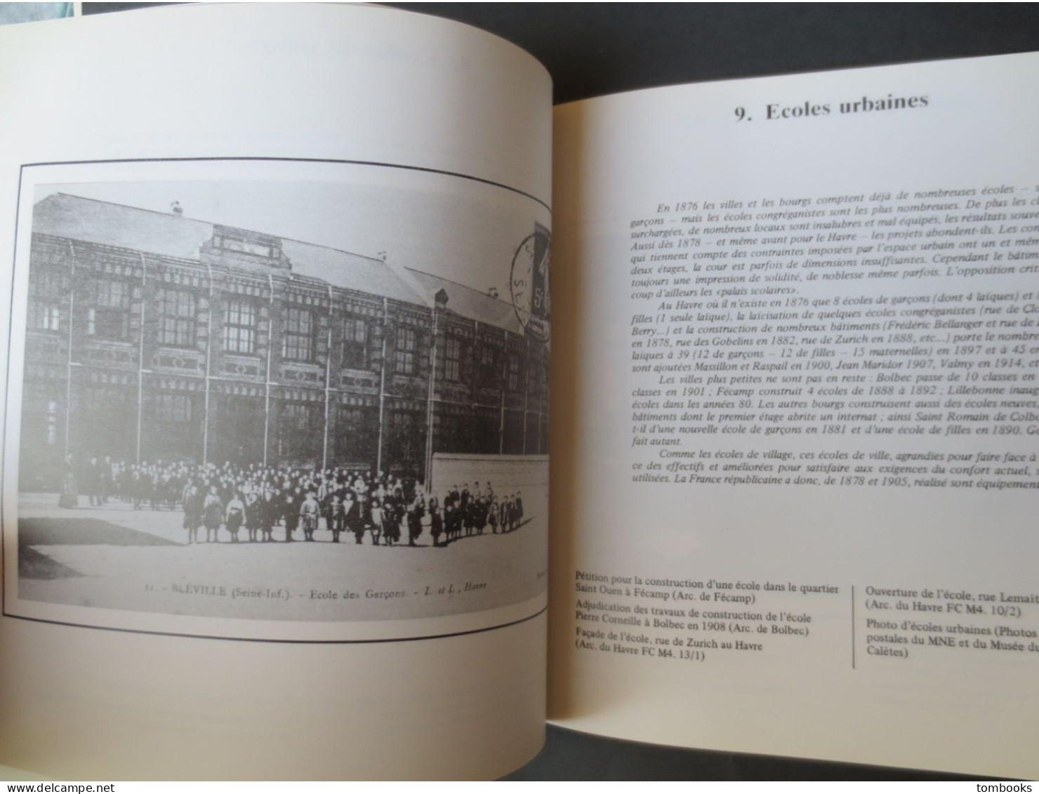 Le Havre - Livre - Cent Ans D'Ecole Laîque - Nombreuses Communes Normandes Pour Les Archives - 1982 - Peu Commun - - Normandie