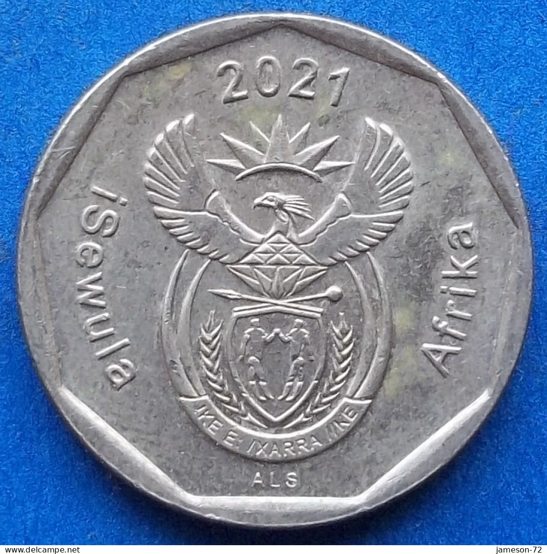 SOUTH AFRICA - 20 Cents 2021 "Protea Flower" KM# 442 Republic (1961) - Edelweiss Coins - South Africa