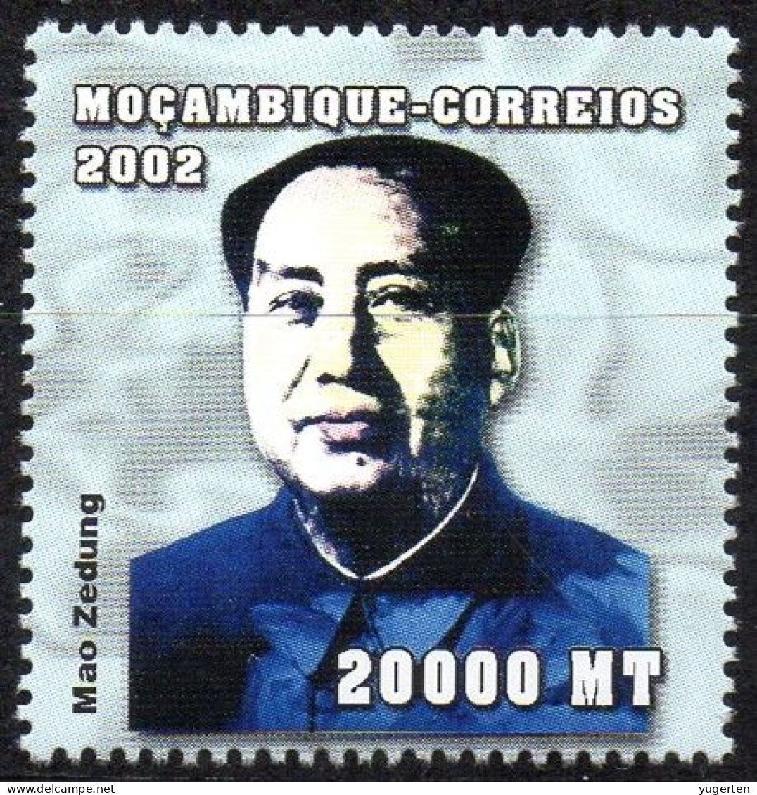 MOZAMBIQUE 2002 - 1v - MNH - Mao Zedong - Mao Tse Toung - Mao Tse Tung  - China - Mao Tse-Tung