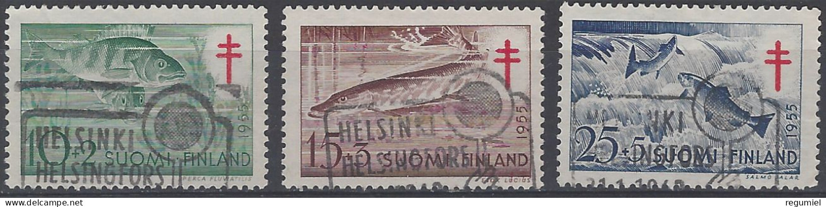 Finlandia U  426/428 (o) Usado.1955 - Used Stamps