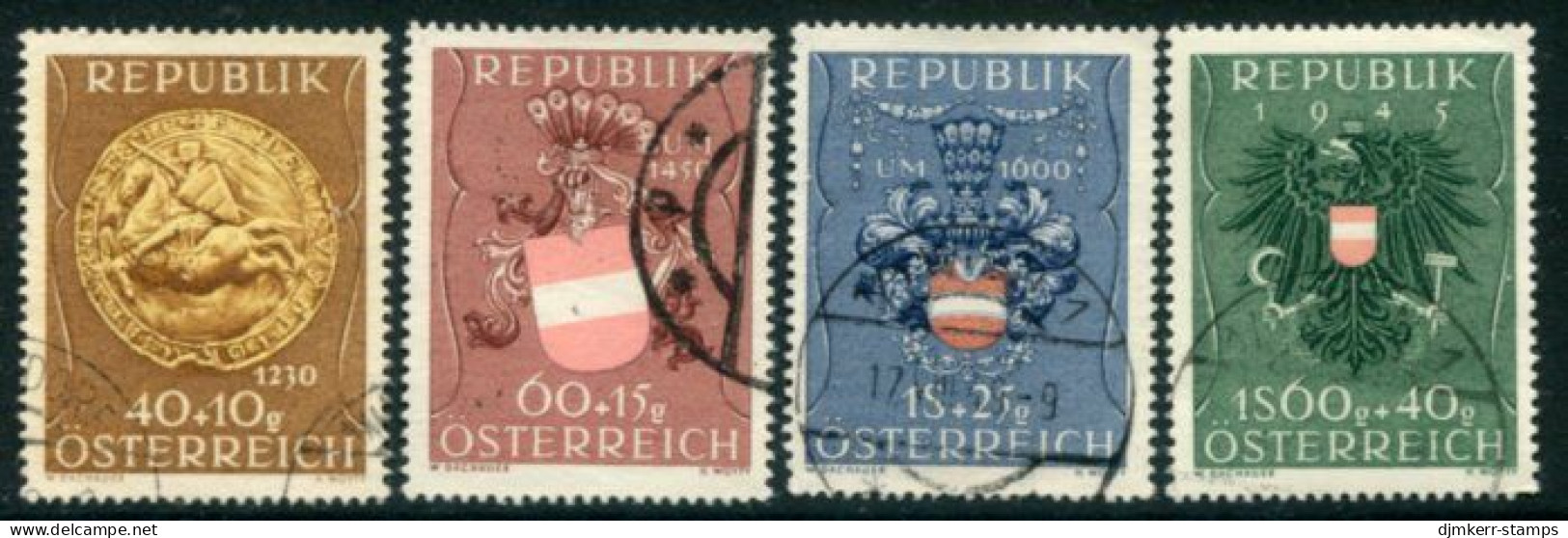 AUSTRIA 1949 Prisoner Of War Fund Used.  Michel 937-39 - Used Stamps
