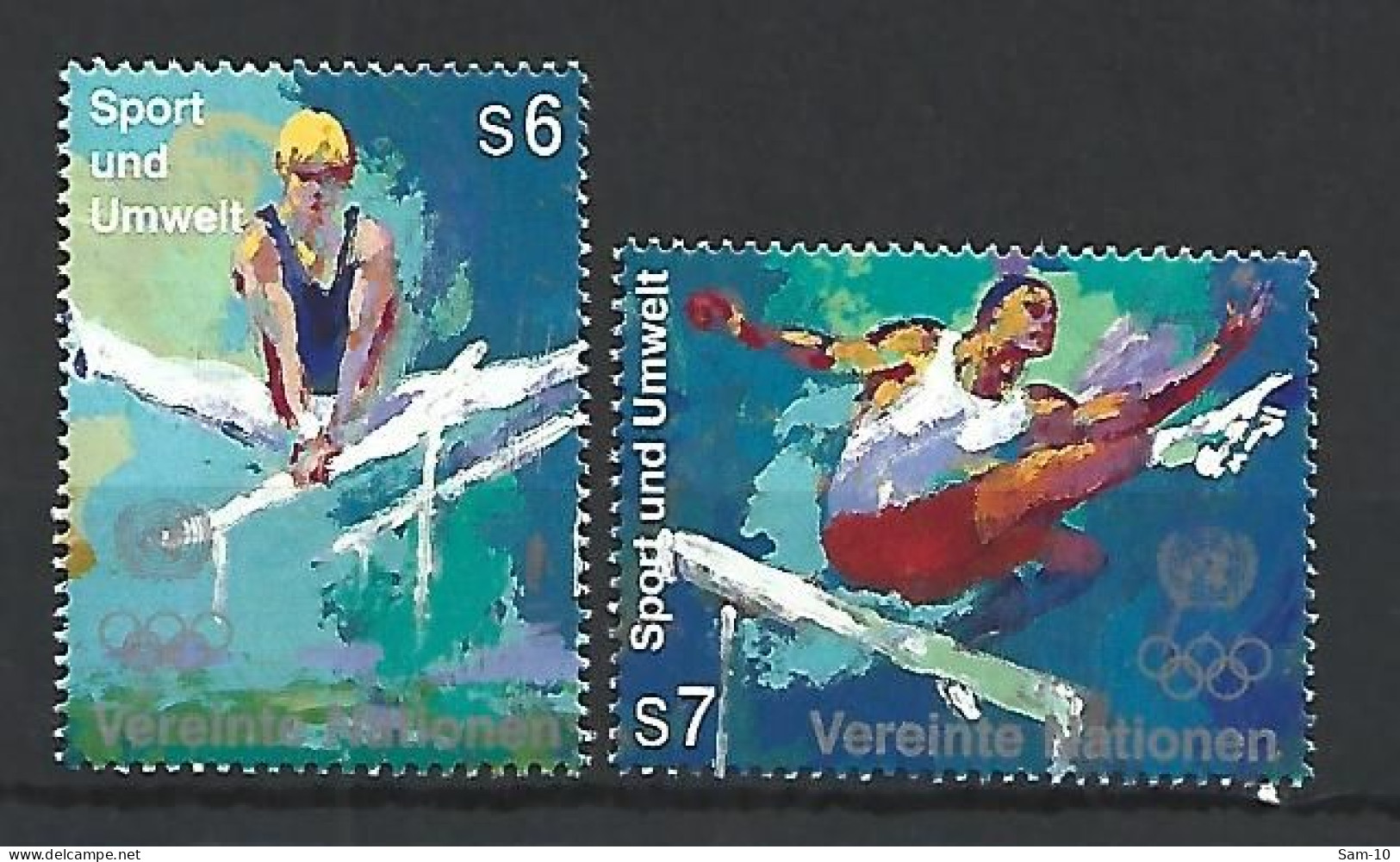 Timbre De Nations Unies Vienne Neuf ** N 234 / 235 - Nuovi