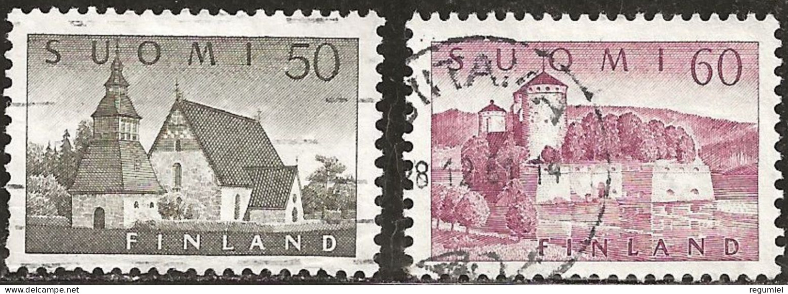 Finlandia U  454/455 (o) Usado.1957 - Used Stamps