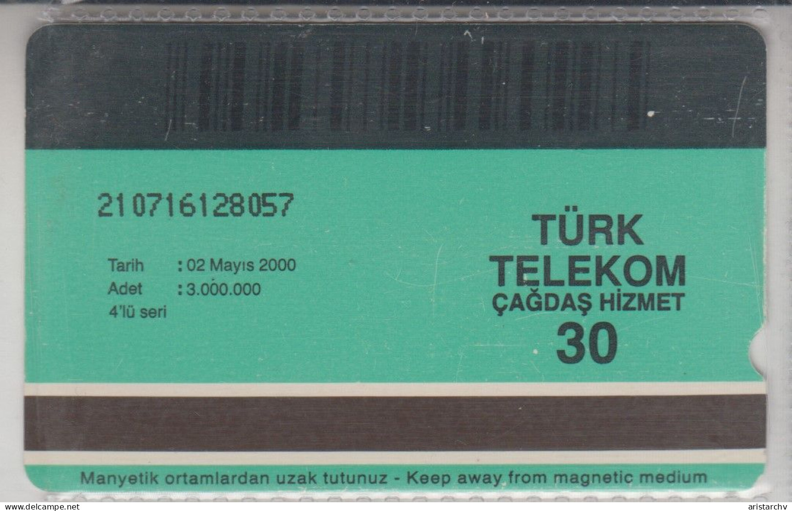 TURKEY 2000 WORLD RADIOCOMMUNICATION CONFERENCE ISTANBUL UIT AR CMR BRIDGE - Turkije