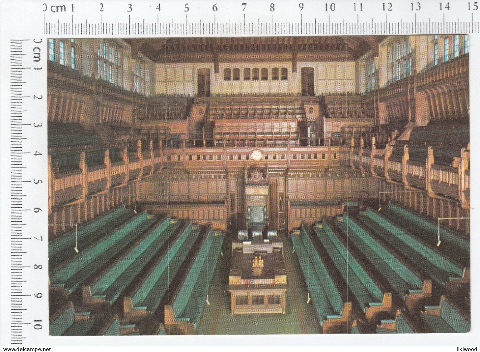 The Houses Of Commons - The Speaker`s Chair And The Table Of The House Are Flanked By The Government And Opposition Benc - Houses Of Parliament