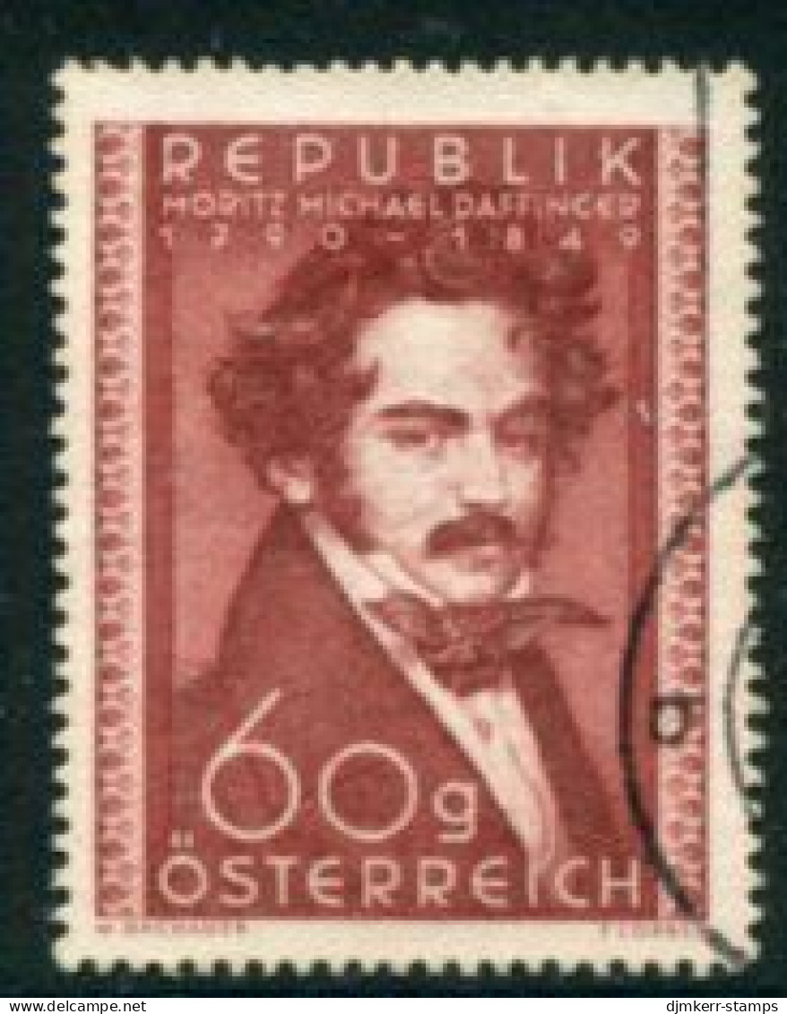 AUSTRIA 1950 Daffinger Birth Anniversary Used.  Michel 948 - Usati