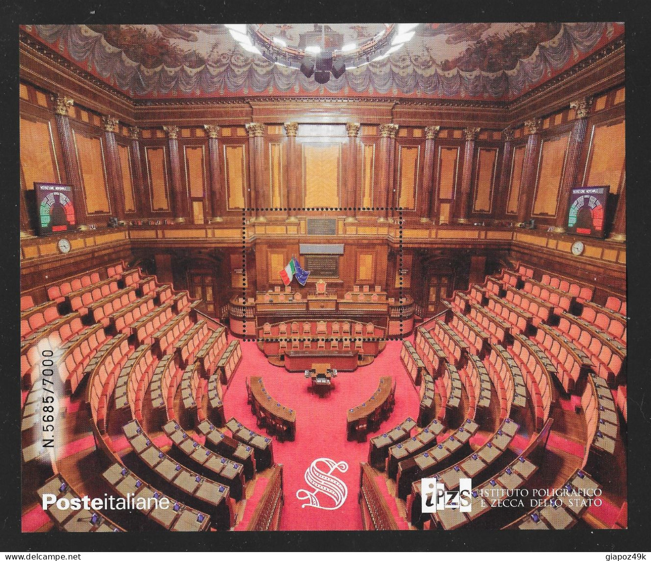 ● 2016  Folder Con Foglietto Erinnofilo ֍ Senato Della Repubblica ● Nuovo** ● Numerato ● - Presentation Packs