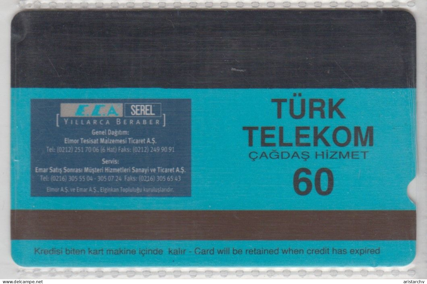 TURKEY 1997 E.C.A. SEREL TAP SINK - Türkei